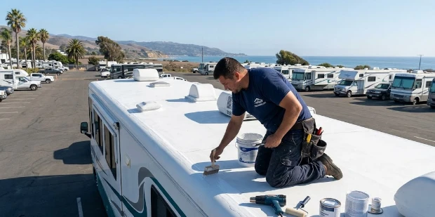 Repair RV Roof Leak in Ventura: Signs You Need Immediate RV Roof Damage Repair